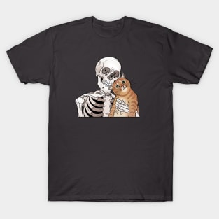 Orange tabby cat friend T-Shirt